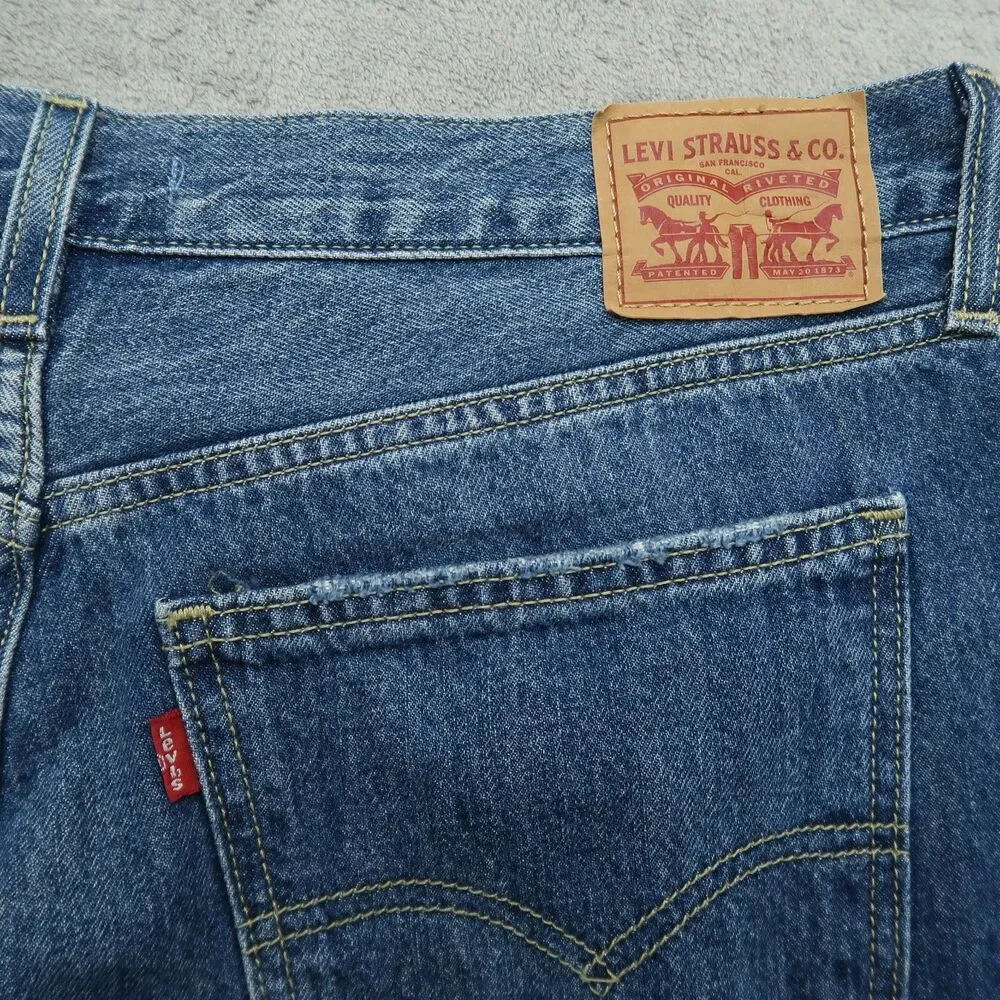 Levi's Jeans Women's Size 31 Blue High-Rise Low Pro Straight 31